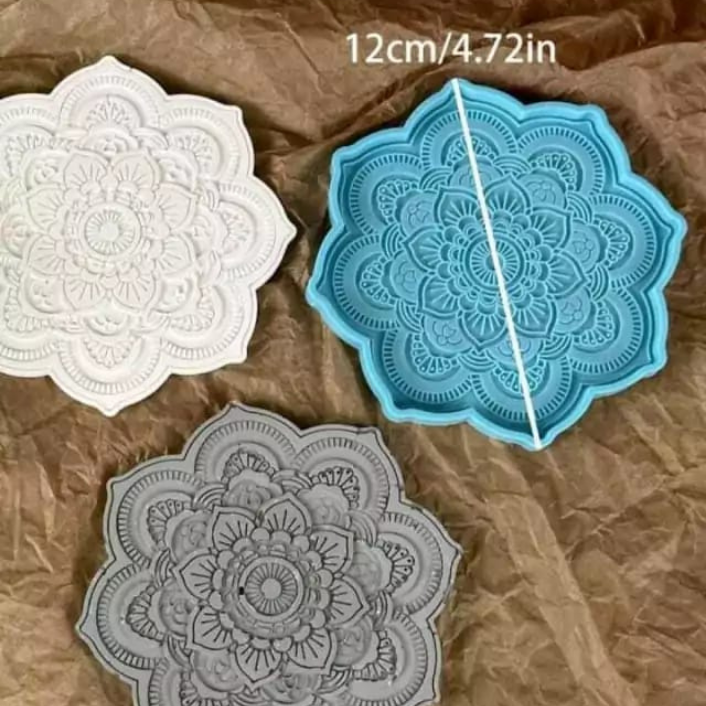 Posavaso mandala flor