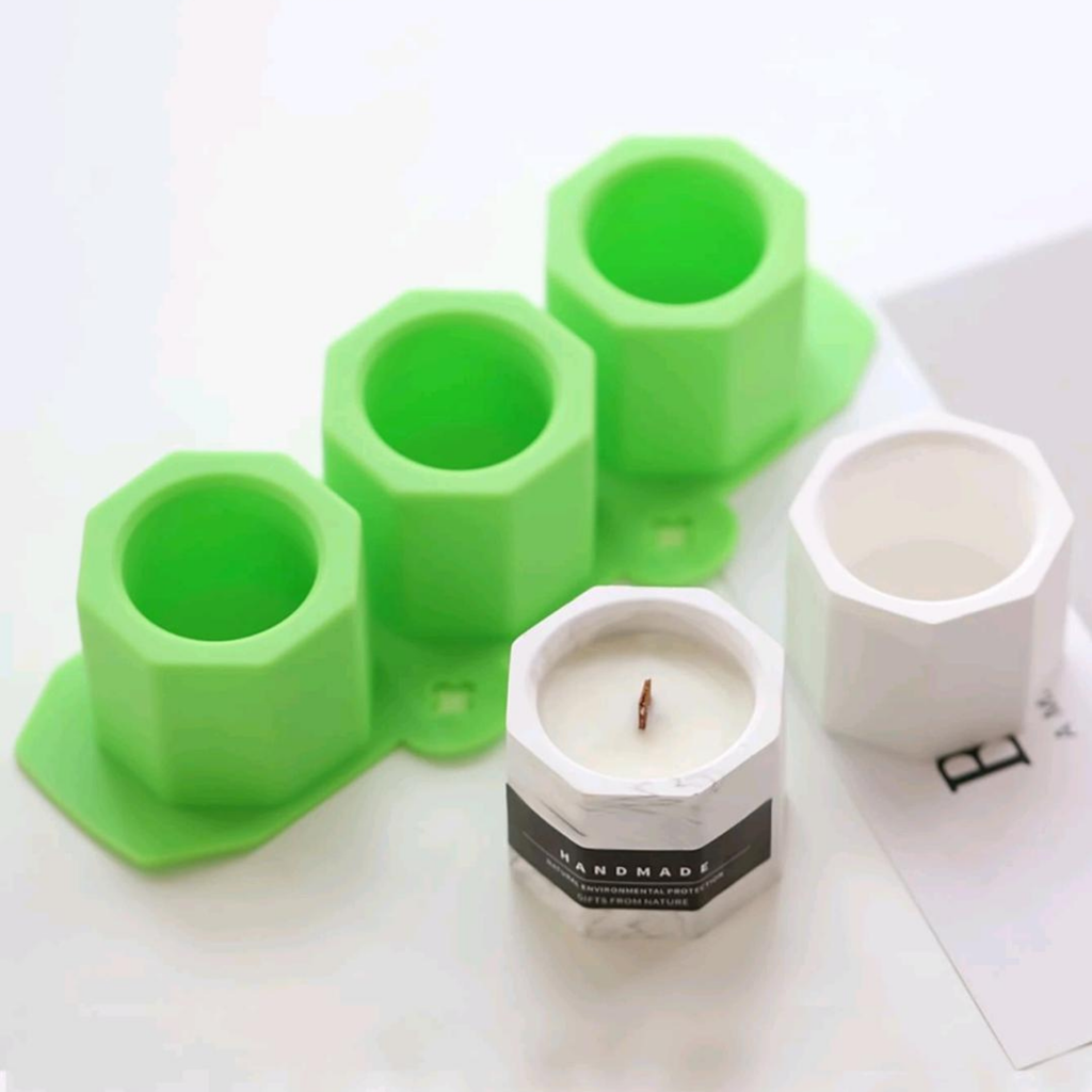 Maceta Octagonal 3 cav
