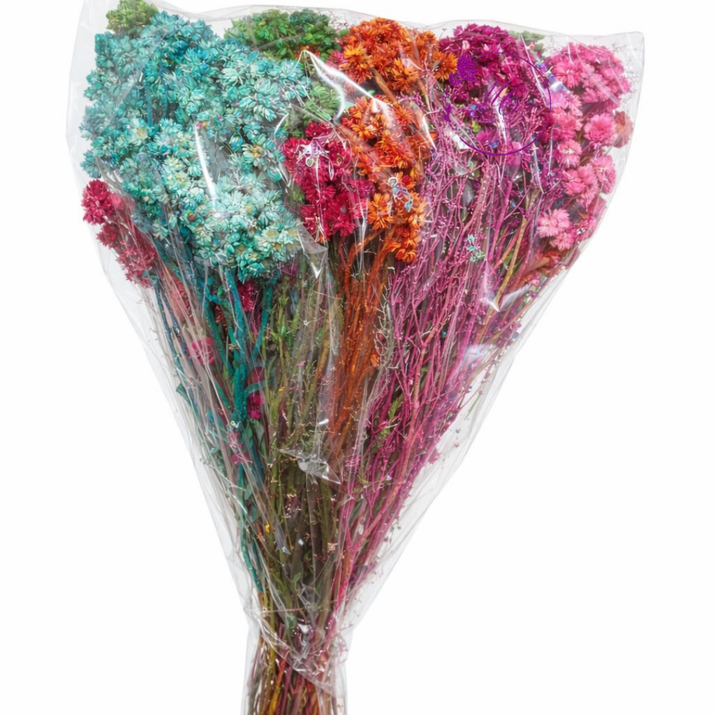 Ramo de flores deshidratadas