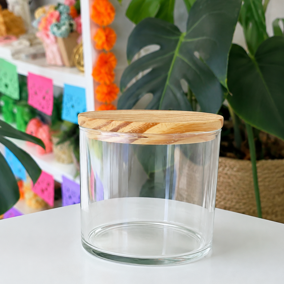 Vaso round (610 ml) con tapa