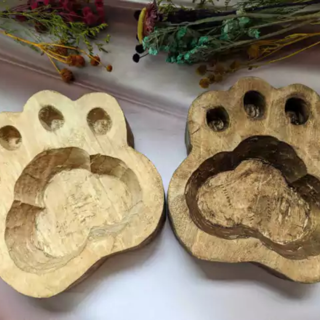 Huella rustica de madera (180 gr aprox)