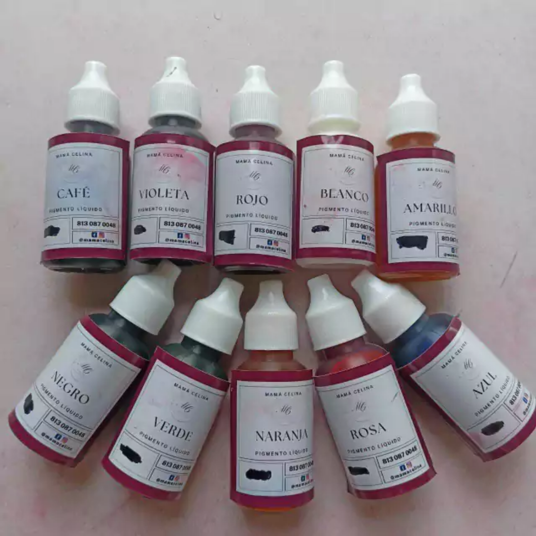 Kit pigmentos liquidos