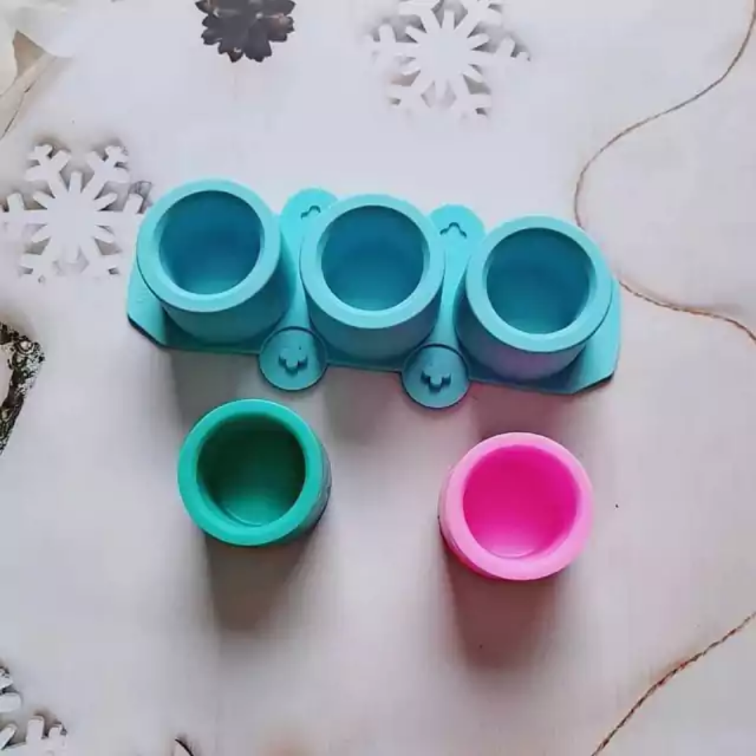 Maceta circular 3 cav