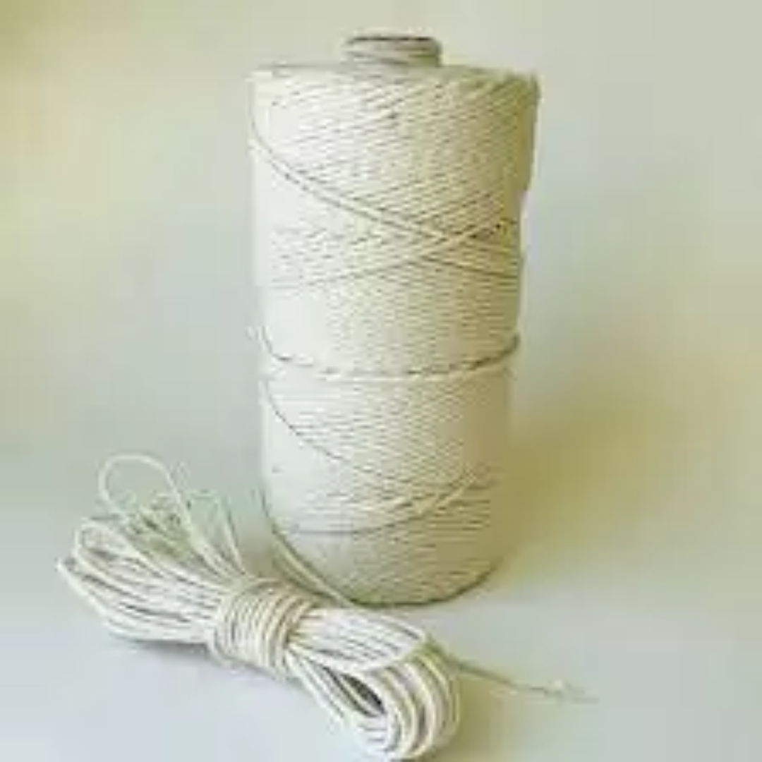 Mecha algodon sin encerar #36