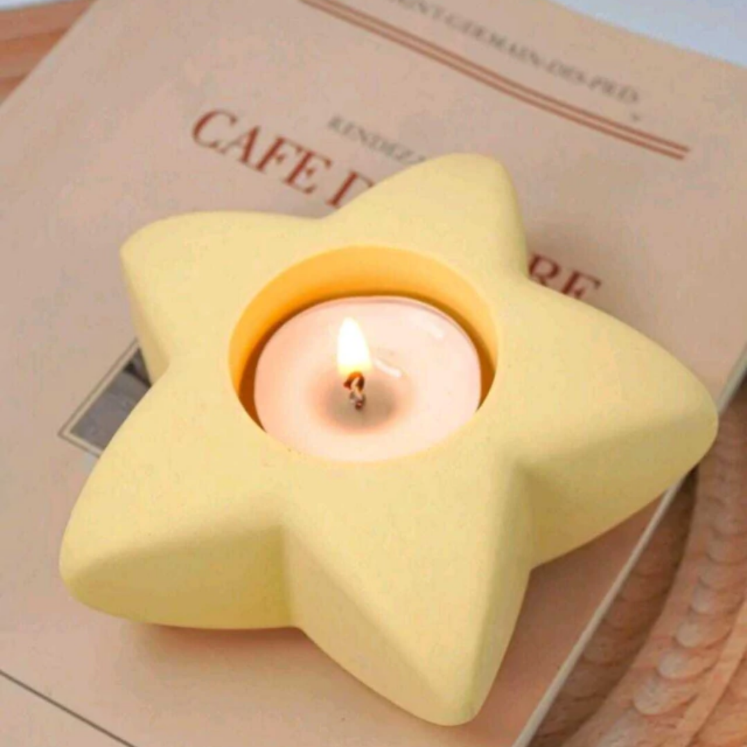 Portavela estrella (10.4CM X 10.2CM)
