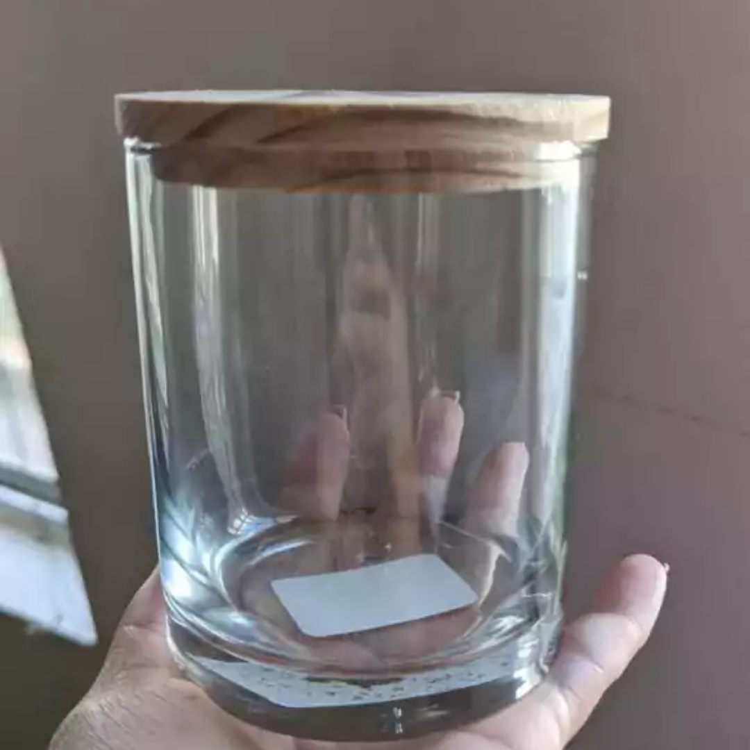 Vaso con tapa de madera (330 ml)